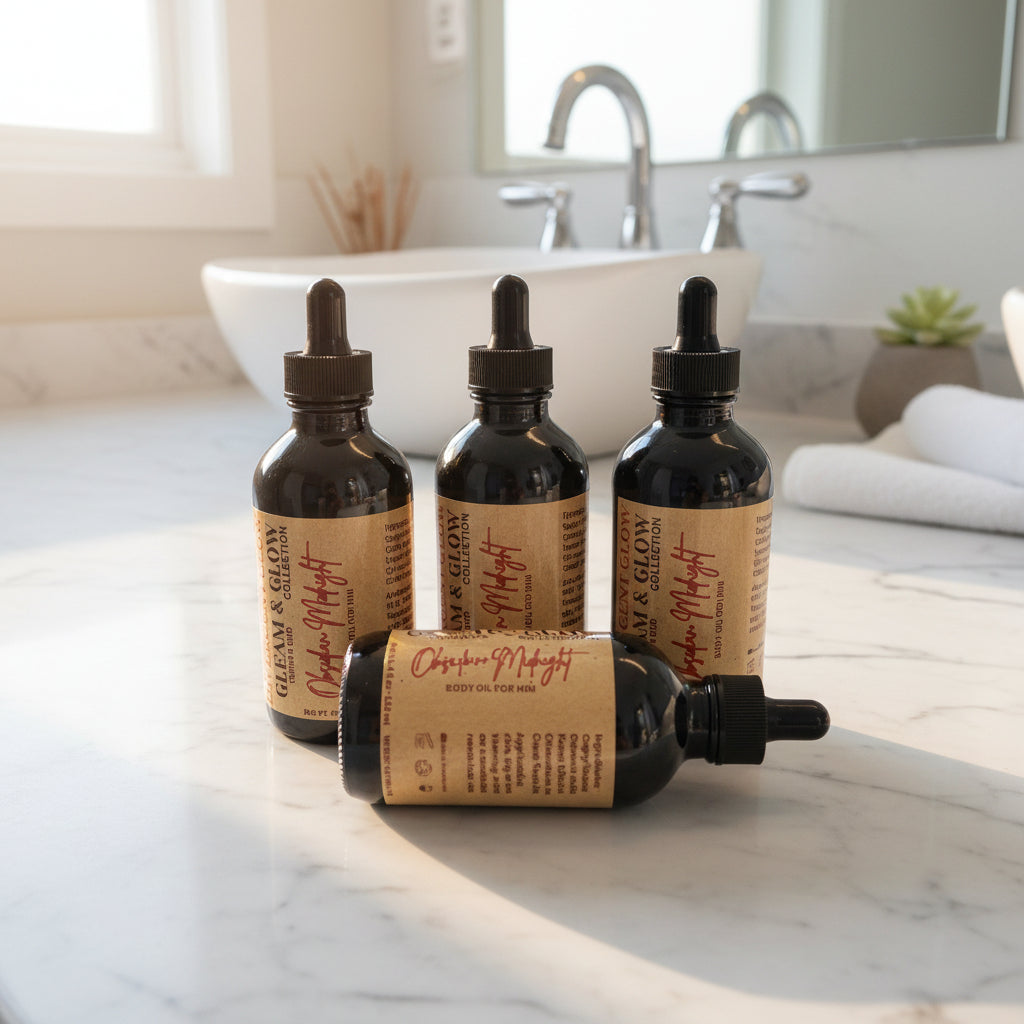 Obsidian Midnight (Body Oil for Him )